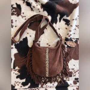 Suede Purse